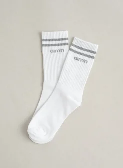 AIM’N White Reflective Aim High Socks