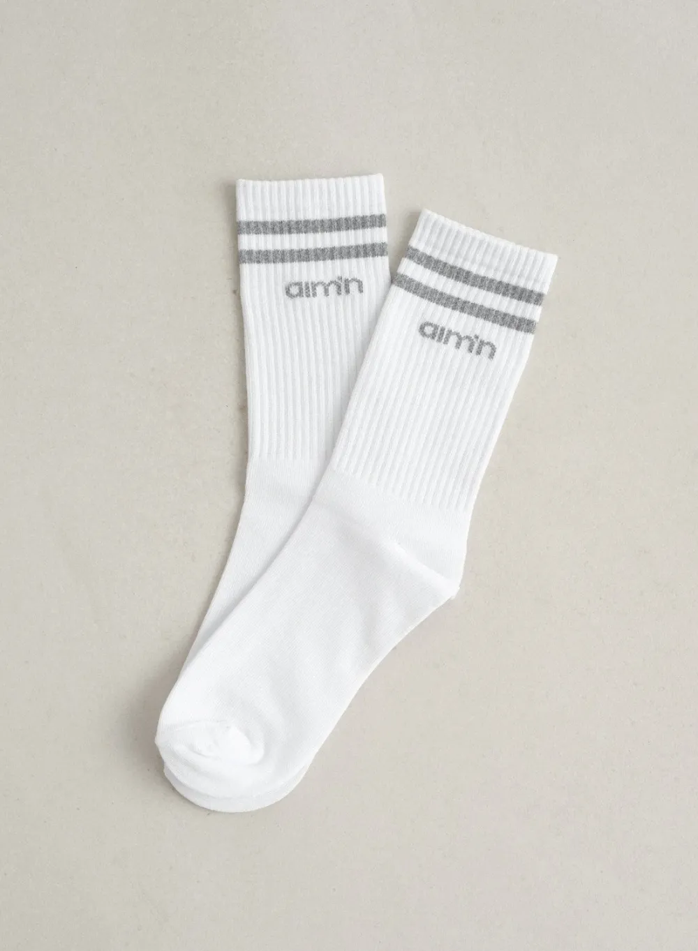 AIM’N White Reflective Aim High Socks