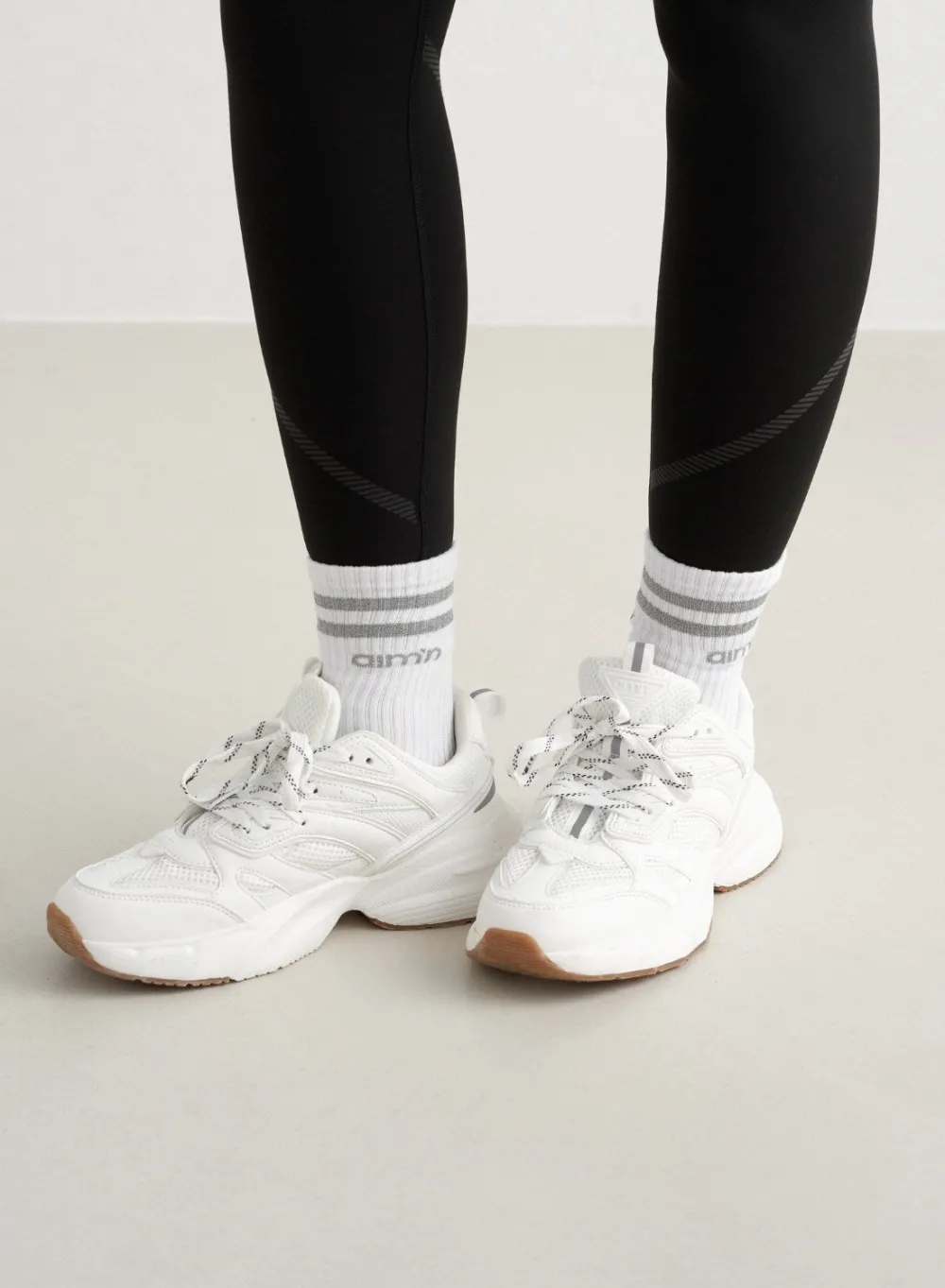 AIM’N White Reflective Aim High Socks