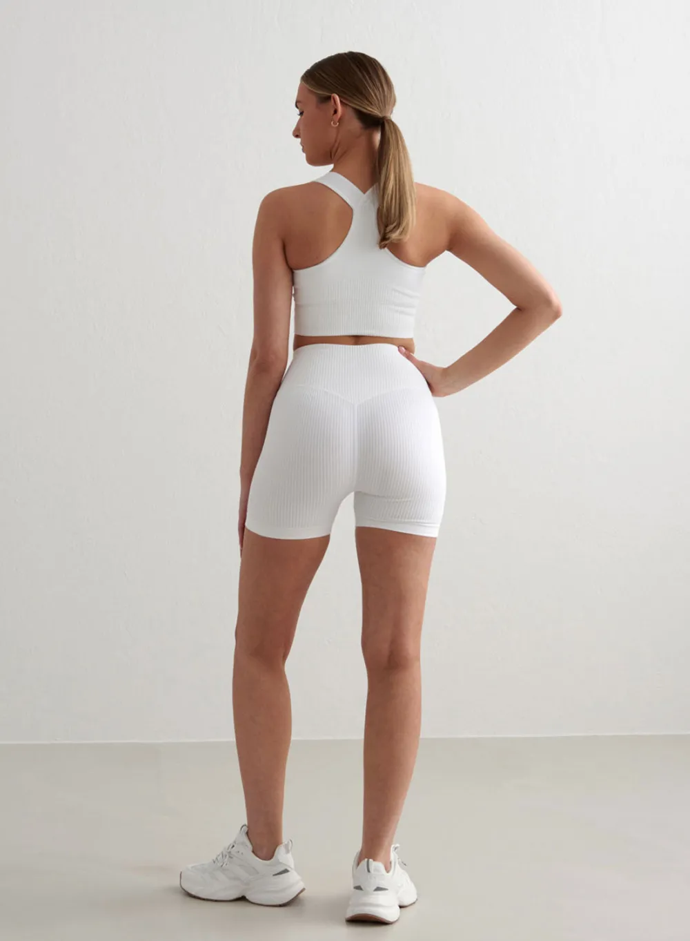 AIM’N Ribbed Midi Biker Shorts