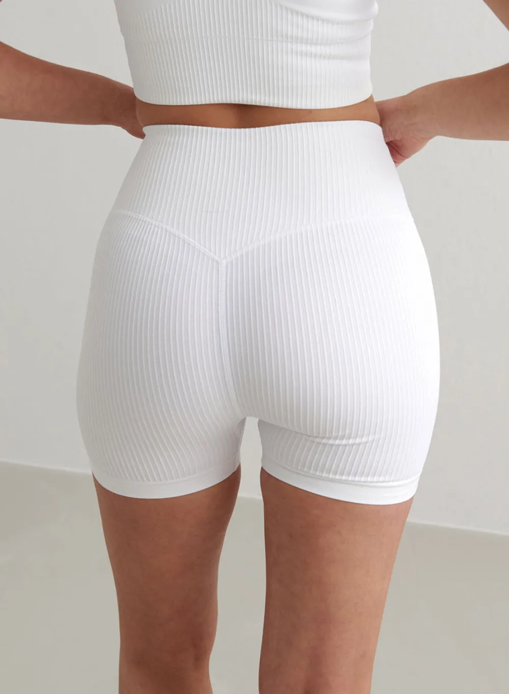 AIM’N Ribbed Midi Biker Shorts