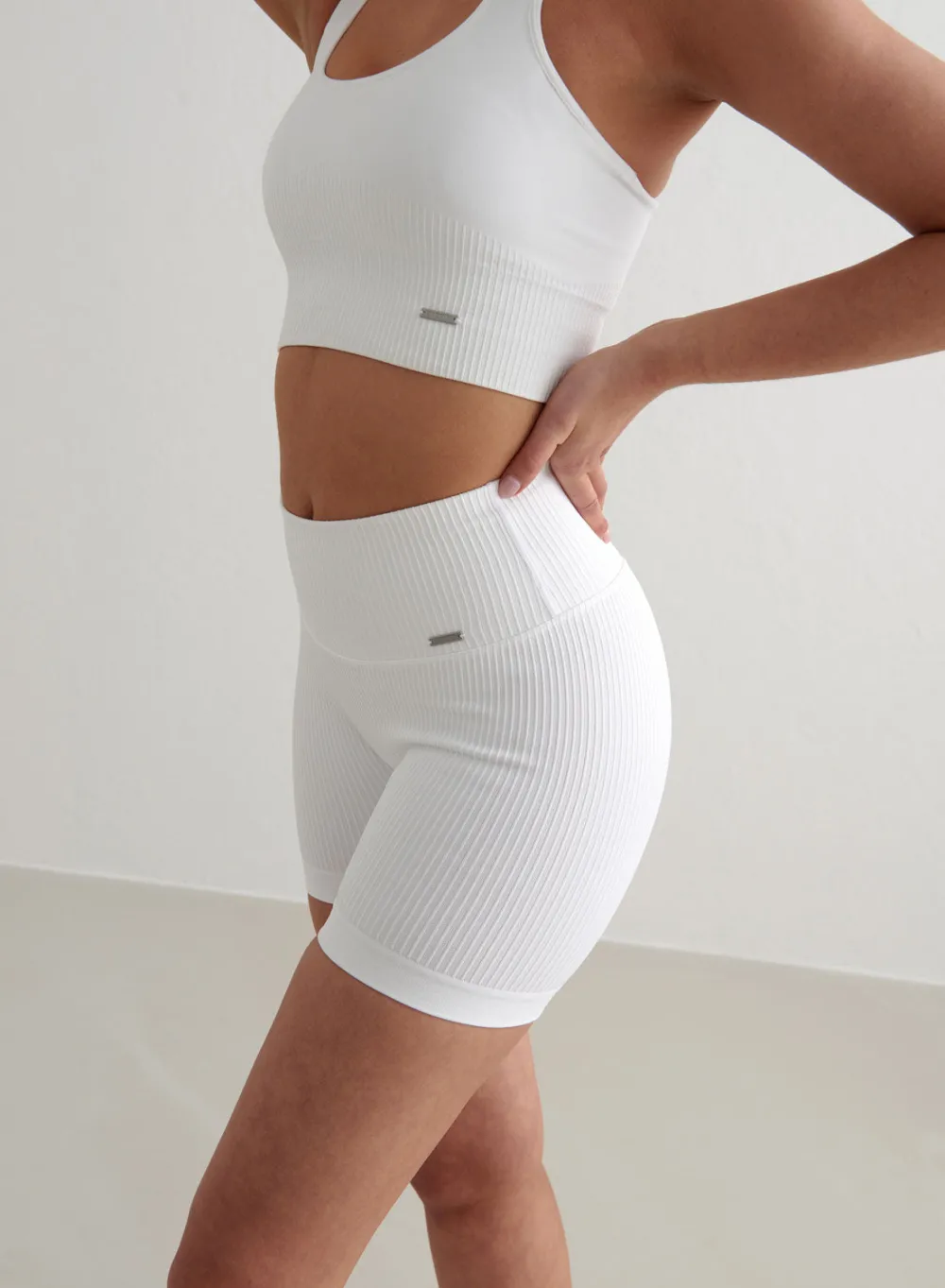 AIM’N Ribbed Midi Biker Shorts